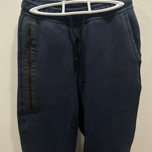 Men's Nike Tech Fleece Navy blue Jogger sweat Pants small tall long EUC - Picture 3 of 4